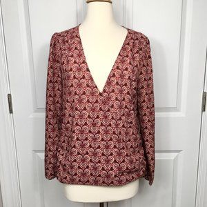 Red Apt 9 Wrap Top Women's Small
